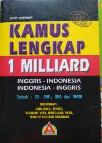 Kamus Lengkap 1 Milliard Inggris- Indonesia