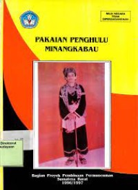 Pakaian Adat Penghulu Minangkabau